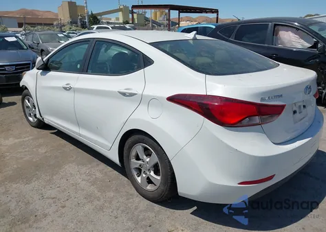 2014 Hyundai Elantra Se z USA, uszkodzony, nr VIN 5NPDH4AE4EH464723